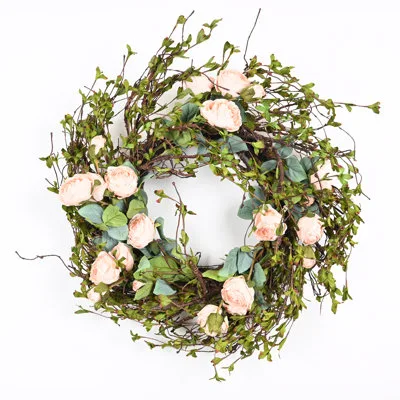 Bungalow Rose Floral Wreath image 2