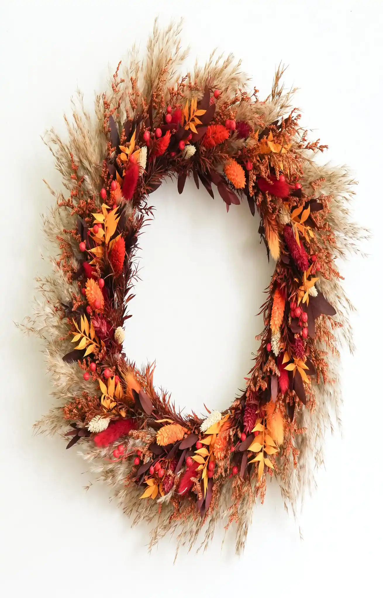 Homaisson Dried Flower Wreath image 3