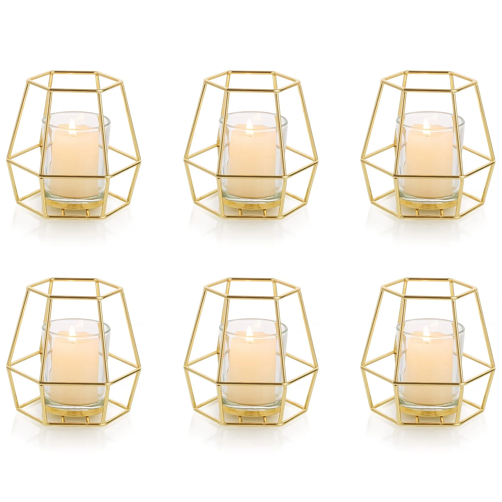 LMETJMA Geometric Candle Holder