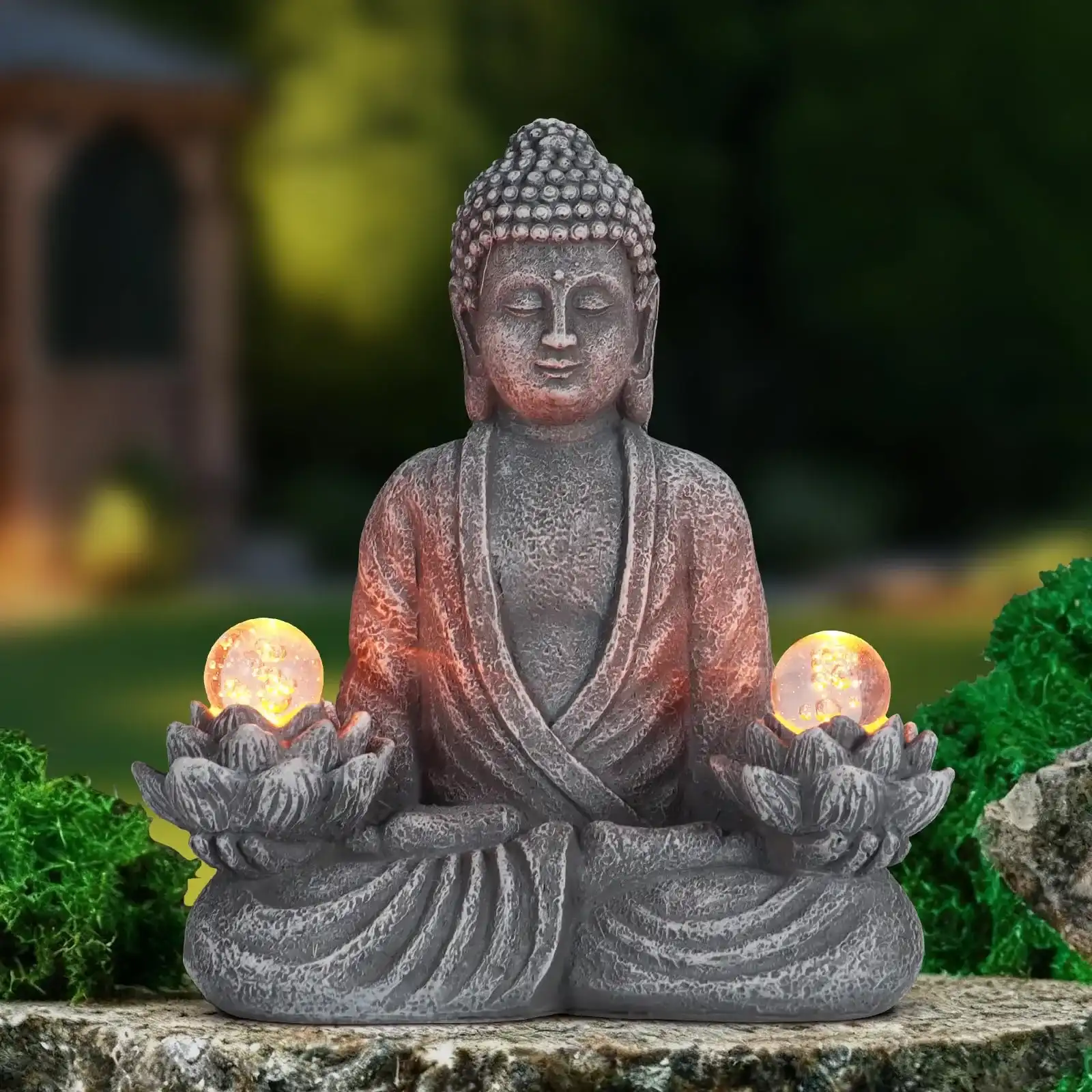 Pottery Barn Resin Buddha Statue image 3